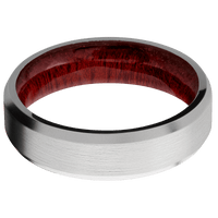 Platinum + Satin , Bead Finish + Blood Wood