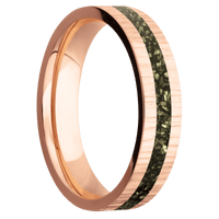 14K Rose Gold + Treebark1 Finish