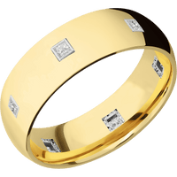 10K Yellow Gold + Polish Finish