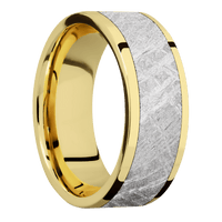 18K Yellow Gold + Polish Finish