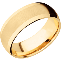 14K Yellow Gold + Polish Finish