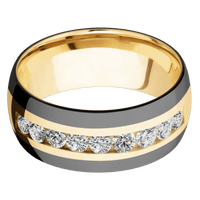 10K Yellow Gold + Polish Finish