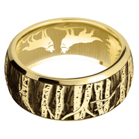 22K Yellow Gold + Polish , Polish Finish