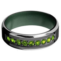 Zirconium + Polish , Polish Finish + Eastern Green
