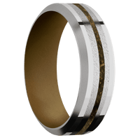 Titanium + Anglestone , Bead Finish + Burnt Bronze