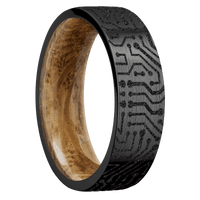 Zirconium + Satin Finish + Whiskey Barrel
