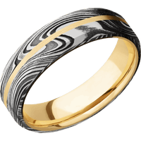 Marble + Acid Finish + 10K Yellow Gold