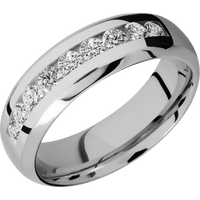 14K White Gold + Polish , Polish Finish