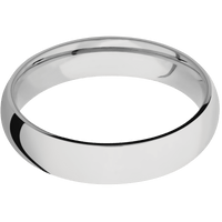 14K White Gold + Polish Finish + Titanium