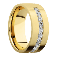 10K Yellow Gold + Anglesatin Finish