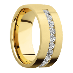10K Yellow Gold + Anglesatin Finish