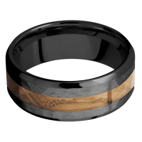 Zirconium + Hammer , Polish Finish
