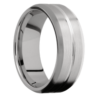 Titanium + Polish , Satin Finish