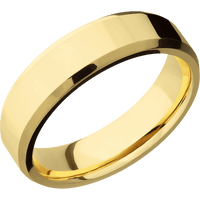 14K Yellow Gold + Polish , Polish Finish