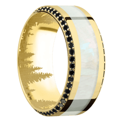 14K Yellow Gold + Polish , Polish Finish