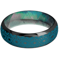Zirconium + Satin , Polish Finish + Black Mother of Pearl