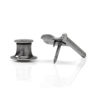 Golf 18th Hole Antique Silver Lapel Pin