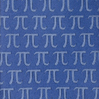 Pi Mathematics Symbol Blue Men's Tie