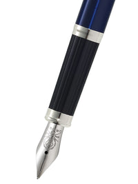 Century® II Translucent Blue Lacquer Fine Nib Fountain Pen
