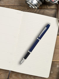 Century® II Translucent Blue Lacquer Fine Nib Fountain Pen