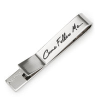 Come Follow Me Tie Bar