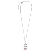 Diet Coke Coca-Cola Tab Silver Necklace