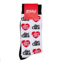 Diet Coke Coca-Cola White Dress Socks