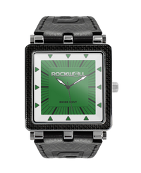 CF Leather (Black/Green) Watch