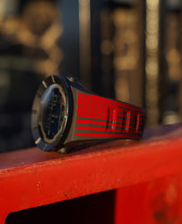 Coliseum Fit™ Assault - Red Edition (Phantom Black) Watch