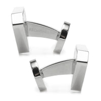 DC Superman Black Onyx Stainless Steel Cufflinks
