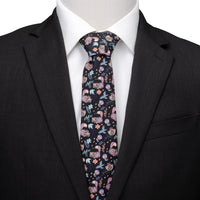 Disney Alice in Wonderland Cheshire Cat Black Men's Tie