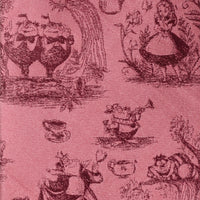 Disney Alice in Wonderland Dusty Red Men's Tie