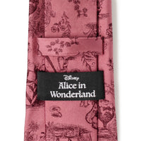Disney Alice in Wonderland Dusty Red Men's Tie