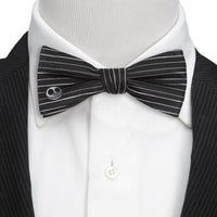 Disney The Nightmare Before Christmas Jack Skellington Striped Men's Bow Tie