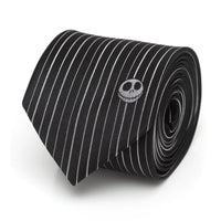 Disney The Nightmare Before Christmas Jack Skellington Striped Men's Tie