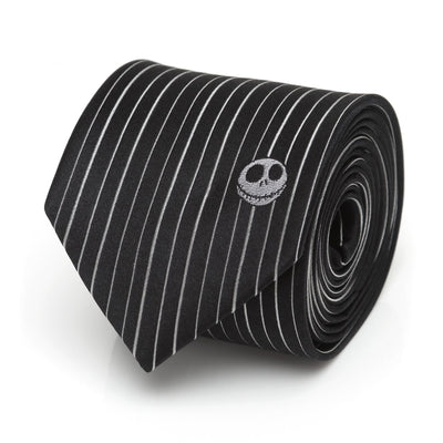 Disney The Nightmare Before Christmas Jack Skellington Striped Men's Tie