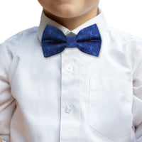 Disney Aladdin Genie Scattered Blue Big Boys' Bow Tie
