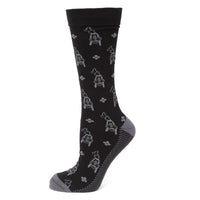 Disney Goofy Socks & Mickey Mouse Blue Lapel Pin Gift Set