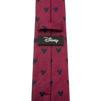 Disney Mickey Mouse Red Pin Dot Men's Tie