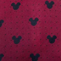 Disney Mickey Mouse Red Pin Dot Men's Tie