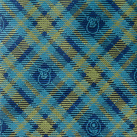 Disney Pixar Monsters Inc. Plaid Blue and Green Tie