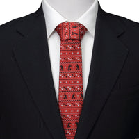 Disney Mickey Mouse Fair Isle Red Men's Tie