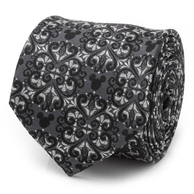 Disney Mickey Mouse Damask Tile Men's Tie