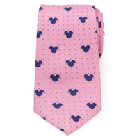 Disney Mickey Mouse Dot Pink Men's Tie