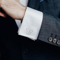 Disney Mickey Mouse Silhouette Cutout Cufflinks
