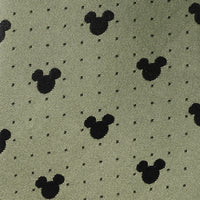Disney Mickey Mouse Silhouette Dot Green Men's Tie