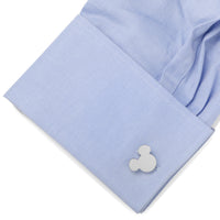 Disney Mickey Mouse Silhouette Stainless Steel Cufflinks