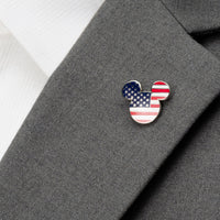 Disney Mickey Mouse Stars and Stripes Lapel Pin