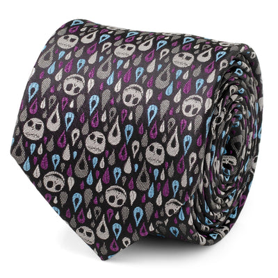 Disney The Nightmare Before Christmas Jack Skellington Patterned Men's Tie