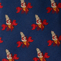 Disney The Little Mermaid Sebastian Hidden Message Blue Men's Tie